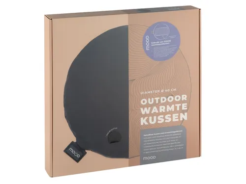 Warmtekussen Mood outdoor rond 40cm grijs