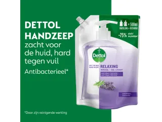Dettol Handzeep Soothe Lavendel & Vioolbloesem navulling 500ml - 4