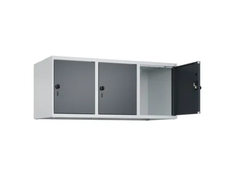 opzetkast,v. locker,3vak.,vak B 400mm,HxBxD 500x1200x500mm