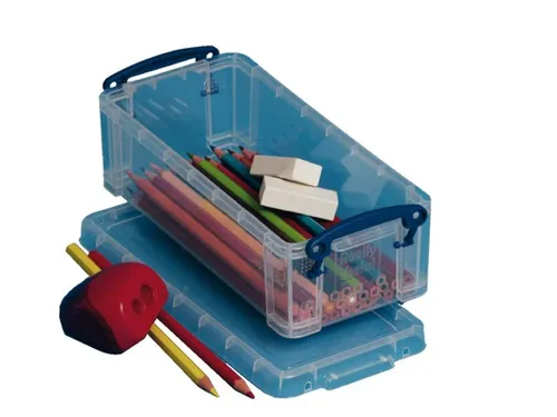 Opbergbox 0,9 Liter 220x100x70mm transparant