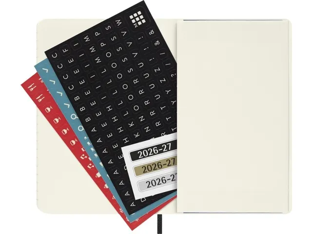 Agenda 2027 Moleskine 18M Planner Weekly 7dagen/1pagina pocket sc blac