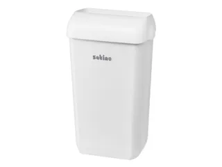 Afvalbak Satino open inworp 23 liter wit 332580 - 2