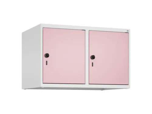 opzetkast,v. locker,2vak.,vak B 400mm,HxBxD 500x800x500mm,draaigrendel