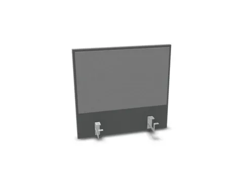 opzetpaneel bureau aanbouw achter MS-donkergrijs BN8078-grijs 600mm