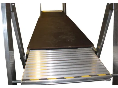 werkbordes m. zeefdrukplaat,v. laddersteiger,L 1,5m