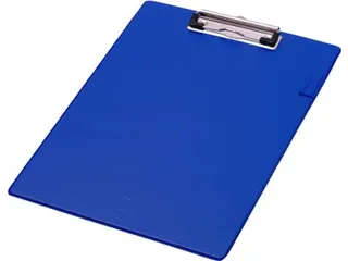 Klemplaat A4 PVC Blauw - 2