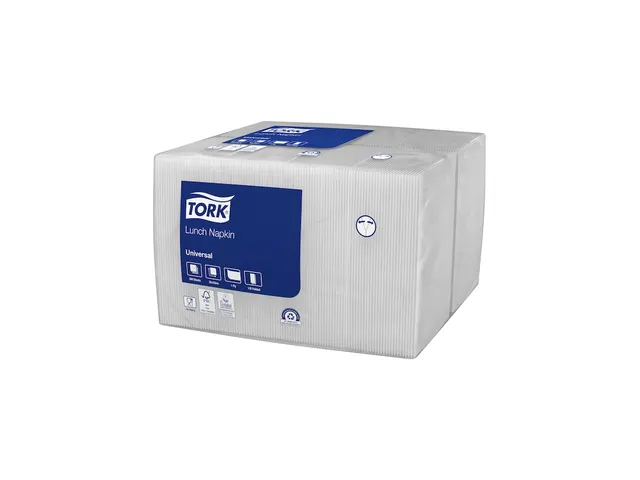 Servetten Tork 509308 Universal 1-laags Wit 32x33cm 500st.
