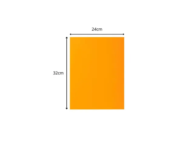 10 dossiermappen ROCK''S 220 24x32cm Okergeel