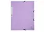 Elastomap Exacompta Aquarel A4 3 kleppen 400gr glanskarton lila