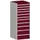 ladekast HxBxD 1600x650x650mm 11laden RAL7035 front RAL3004