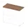 kantoorstelling HxBxD 815x900x450mm 2 OH 1xhouten vloer wit noten