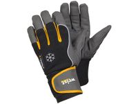 Handschoen Tegera 9190, Maat 11 Grijs Zwart Geel Polyester
