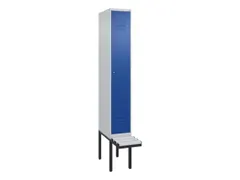 locker voor scheiding van kleding,HxBxD 2120x300x815mm,1vak