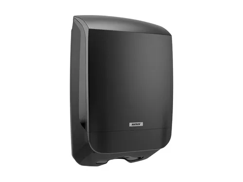 Handdoekdispenser Katrin medium zwart 77434