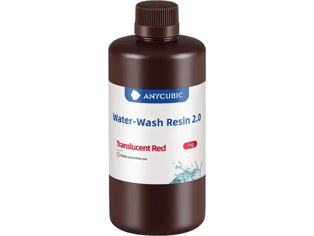 UV/LCD STANDARD TANSLUCENT RED 1kg