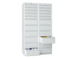 Ladenkast 1800x1000x500mm 10+12 Laden Gewoon Uitschuifbaar Geleiderail