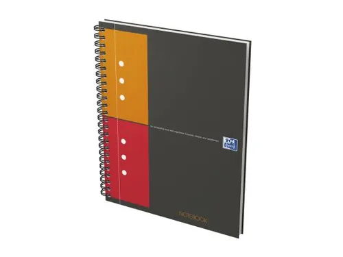 Spiraalblok Oxford International Notebook A5+ ruit 5mm