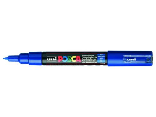 Verfstift Posca PC1MC Extra Fijne punt 0,7-1,0mm donkerblauw