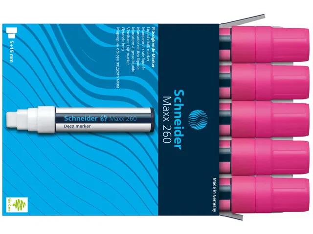 Marqueur craie Schneider Maxx 260 Rose fluo