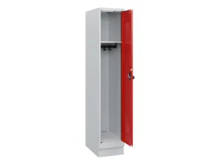 schoollocker,HxBxD 1630x300x500mm,1vak,vak B 300mm,draaigrendel,sokkel - 1