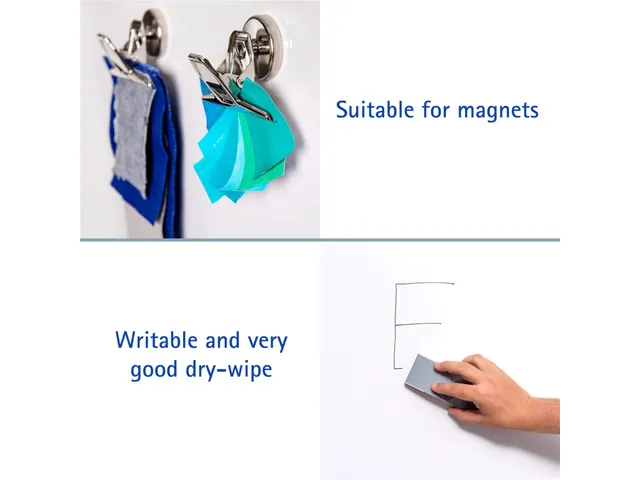 Mobiel Whiteboard MAULsolid Easy2move 100x180cm