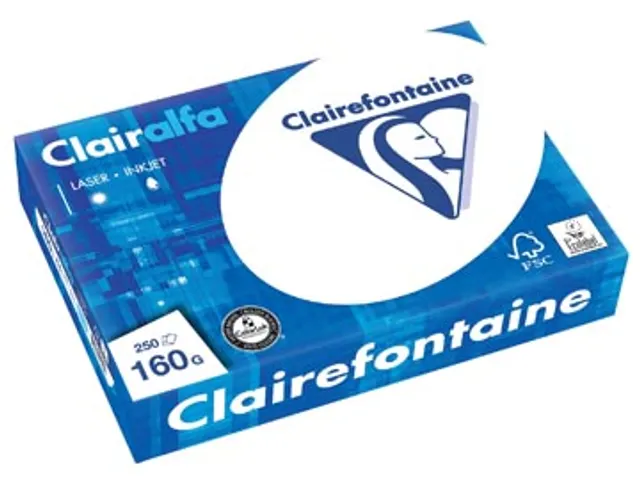 Kopieerpapier Clairefontaine A4 160 Gram Wit