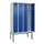 locker voor scheiding van kleding,HxBxD 2120x1200x500mm,4vak