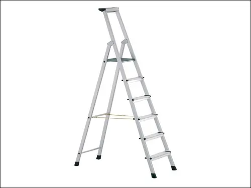 staande trap eenzijdig 10treden stand H 2 49m balk L 3 45m aluminium