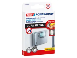 Montage pad tesa Powerbond Ultra Strong dubbelzijdig 2x6cm 9 stuks