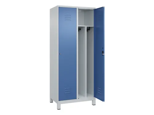 locker voor scheiding van kleding,HxBxD 1950x800x500mm,2vak