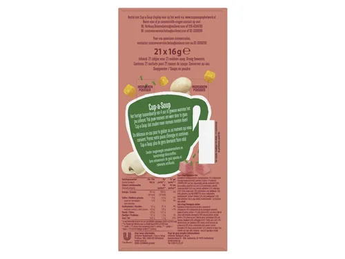 Cup-A-Soup Champignon/Ham 175ml 21 Pakjes