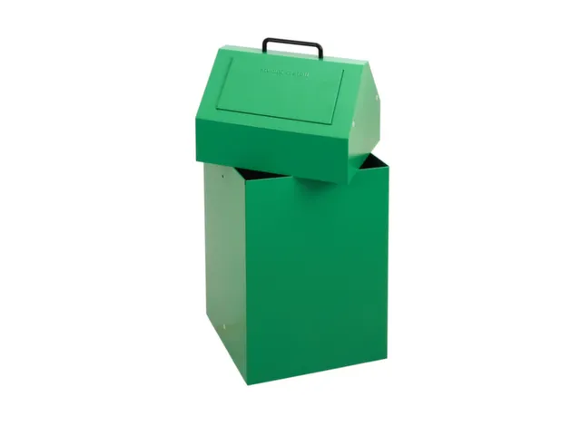 conteneur de tri sélectif,coupe-feu,1x45l,HxlxP 640x330x310mm