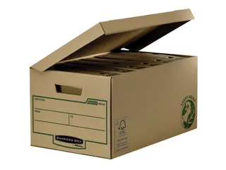 Opbergdoos R-kive Bankers Box Flip Top Maxi bruin 340x269x560mm - 2