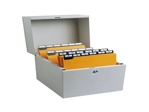 Kaartenbak metalib 5 00 - horizontaal