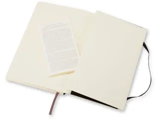 Notitieboek Moleskine XL 190x250mm lijn soft cover zwart - 11