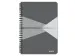 Cahier Leitz Office A5 ligné 180 pages 80g gris gris
