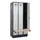 locker met bank,HxBxD 1950x900x815mm,3vak,vak B 300mm,cilinderslot