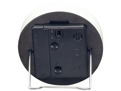 Wekker Nextime Small 9 cm wit