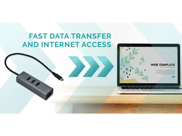 i-tec USB-C Metal HUB 3-poorts + Gigabit ethernet adapter