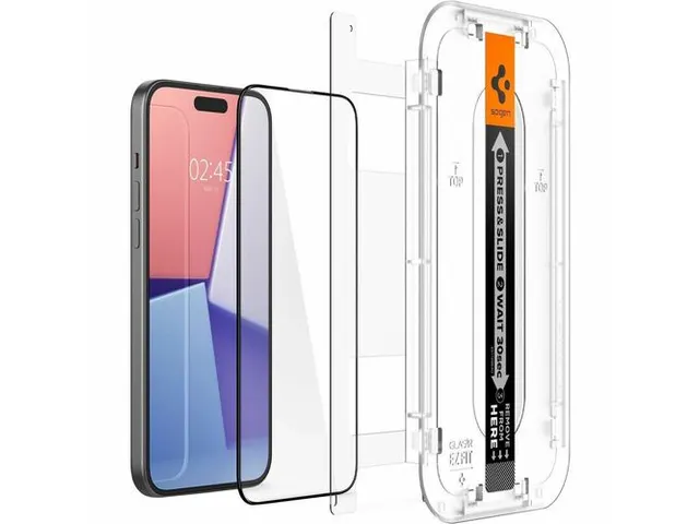 Protection écran Spigen Glas.tR EZ Fit HD pour iPhone 15