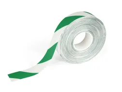 Durable Signaal Sticker Vloermarkering Groen/wit 50mmx30m
