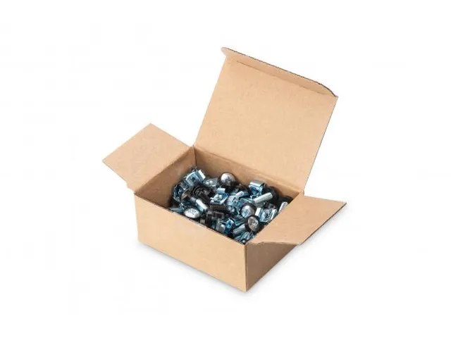 M6 installatieschroevenset 50 sets M6-schroeven, kooimoeren en ringen