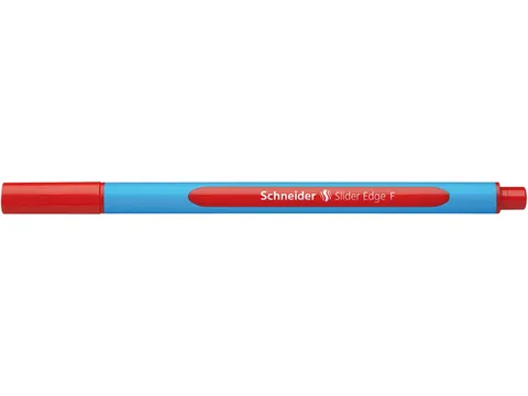 Balpen Schneider Slider Edge F 0,7mm rood