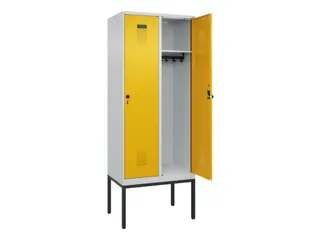 locker,HxBxD 2120x800x500mm,2vak,vak B 400mm,draaigrendel - 1
