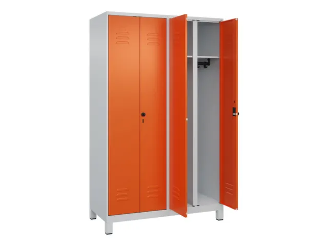 locker voor scheiding van kleding,HxBxD 1950x1200x500mm,4vak
