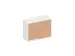 schuifdeurkast,HxBxD 770x1000x430mm,decor romp wit,decor front beuken
