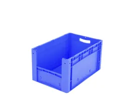 Euronorm Stapelkrat M. Grijpopening Pp 320x600x400mm Blauw