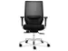 Chaise de bureau Dauphin Piètement poli Dossier maille Noir