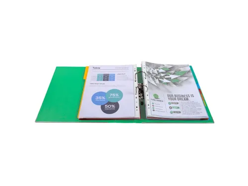 Ordner PP Prem'Touch A4maxi 80mm groen