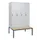 locker met bank,HxBxD 1950x1200x815mm,4vak,vak B 300mm,draaigrendel